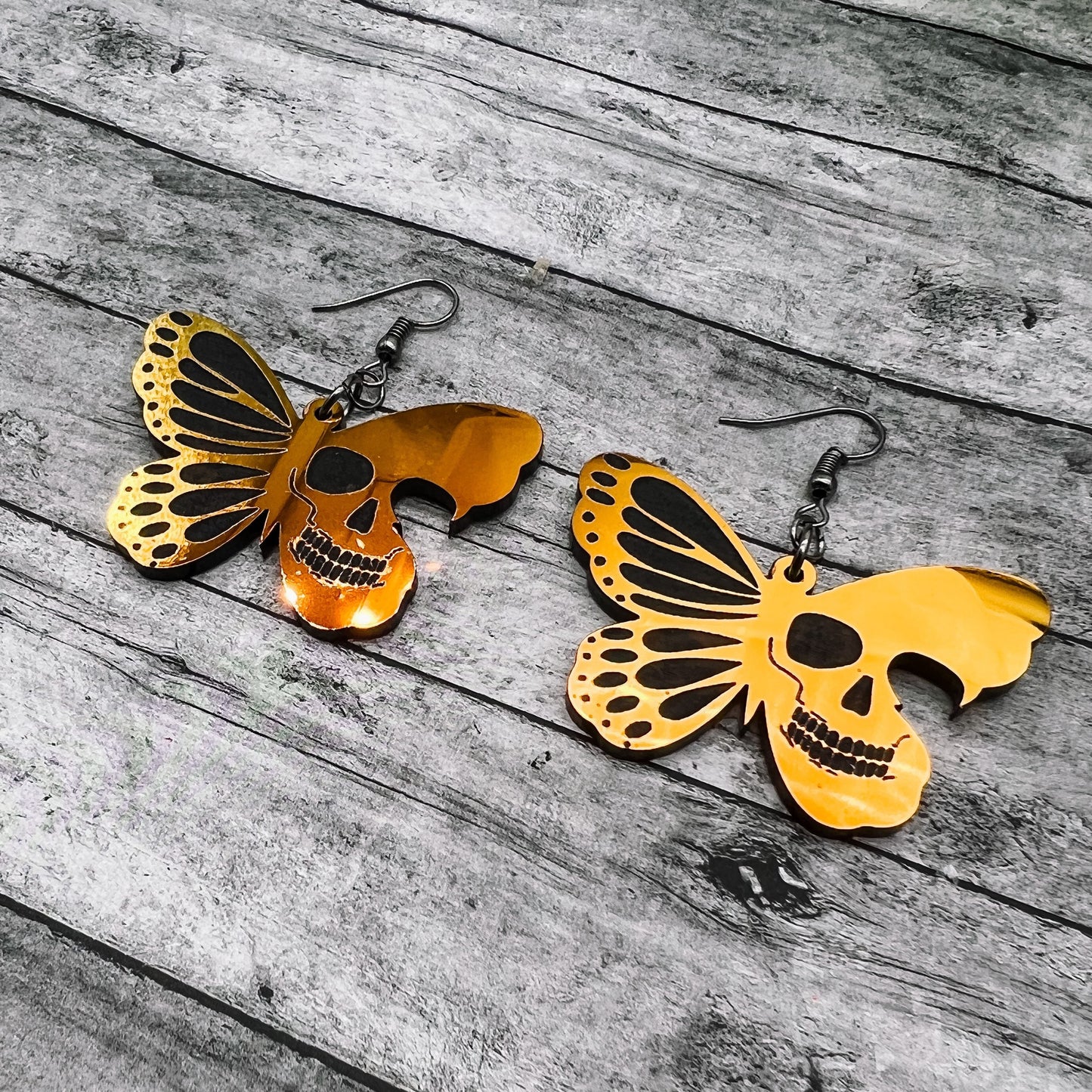 Skull Butterfly Dangles