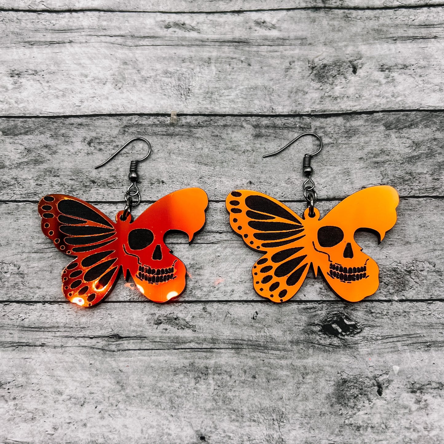 Skull Butterfly Dangles