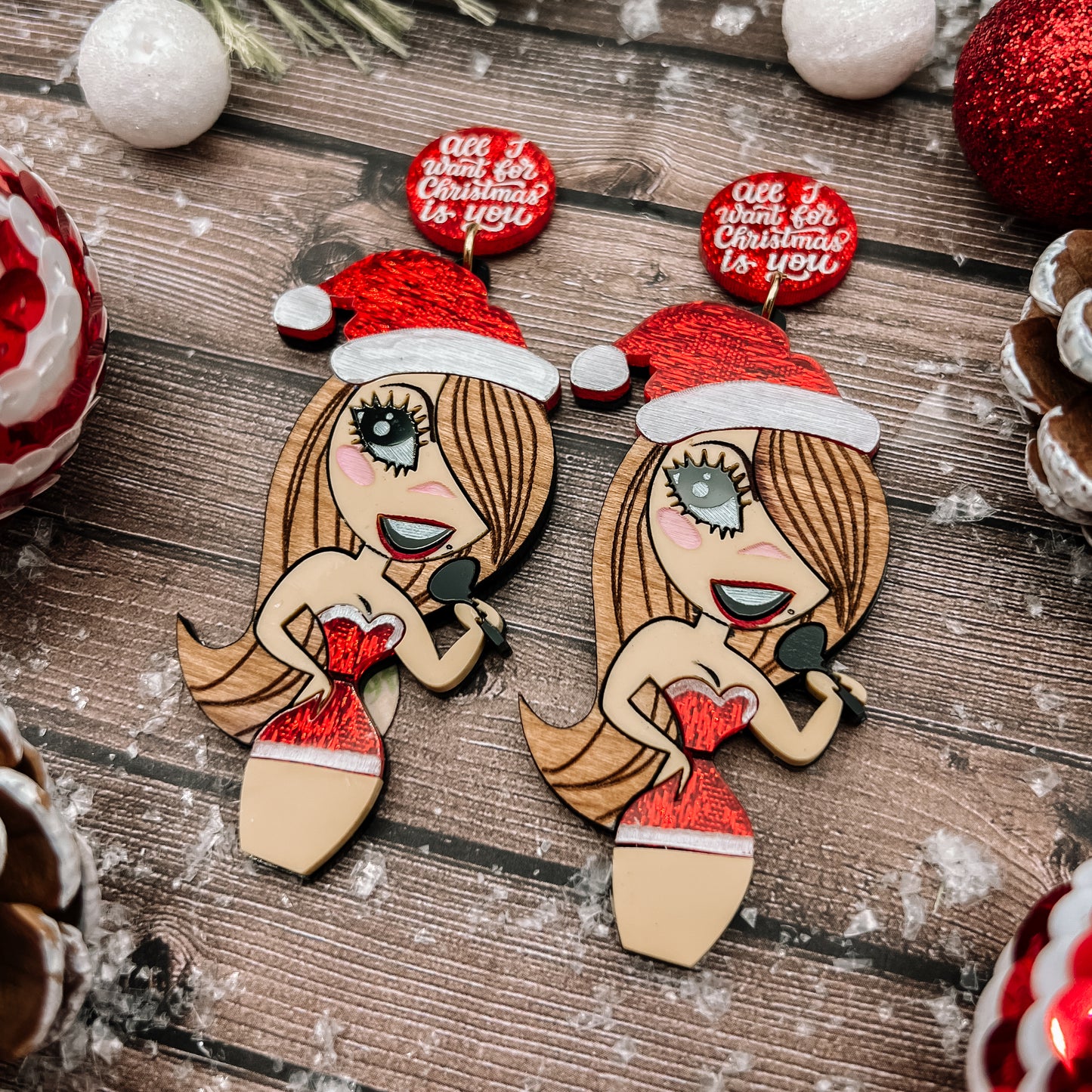 Mariah Christmas Dangles