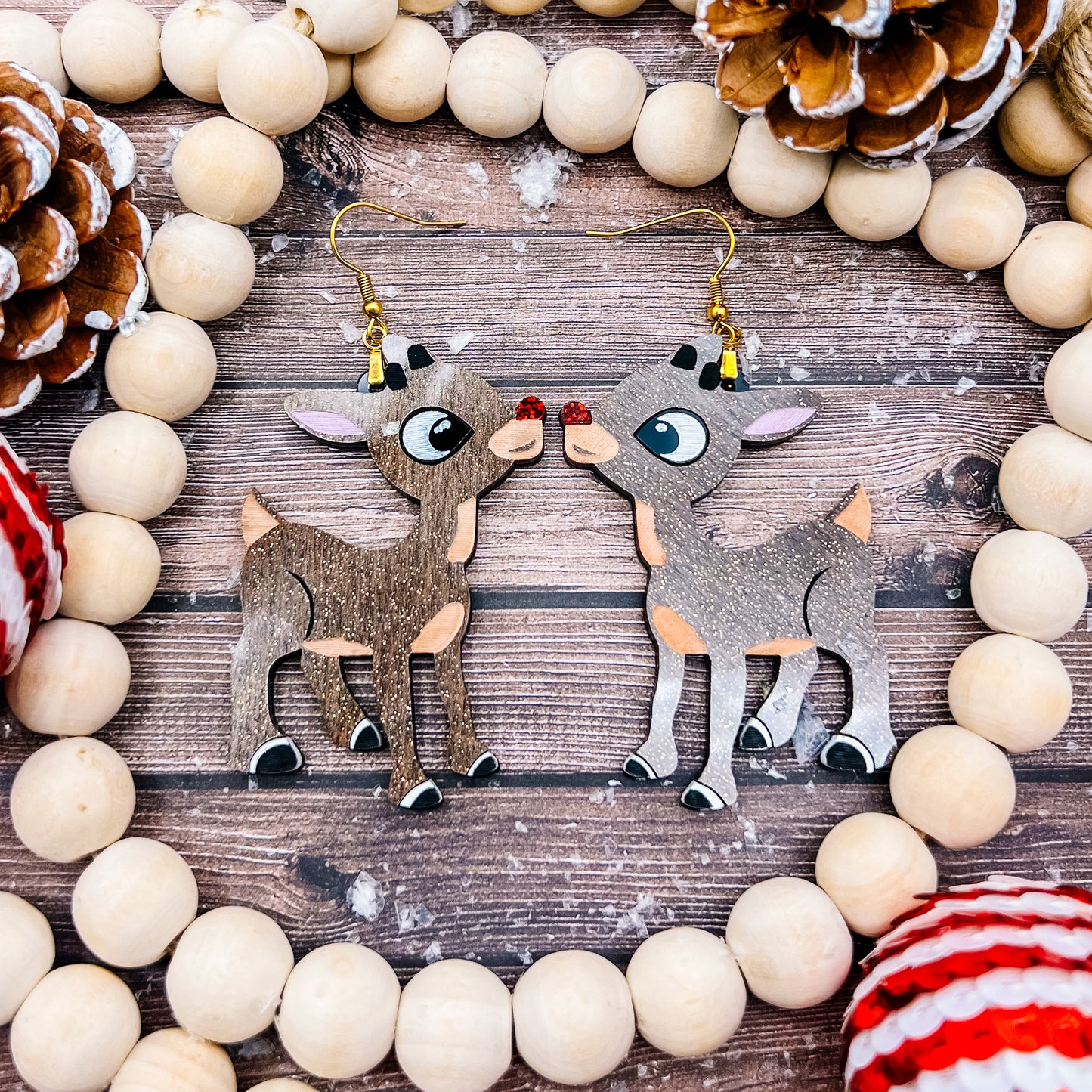 Retro Rudolph Dangles