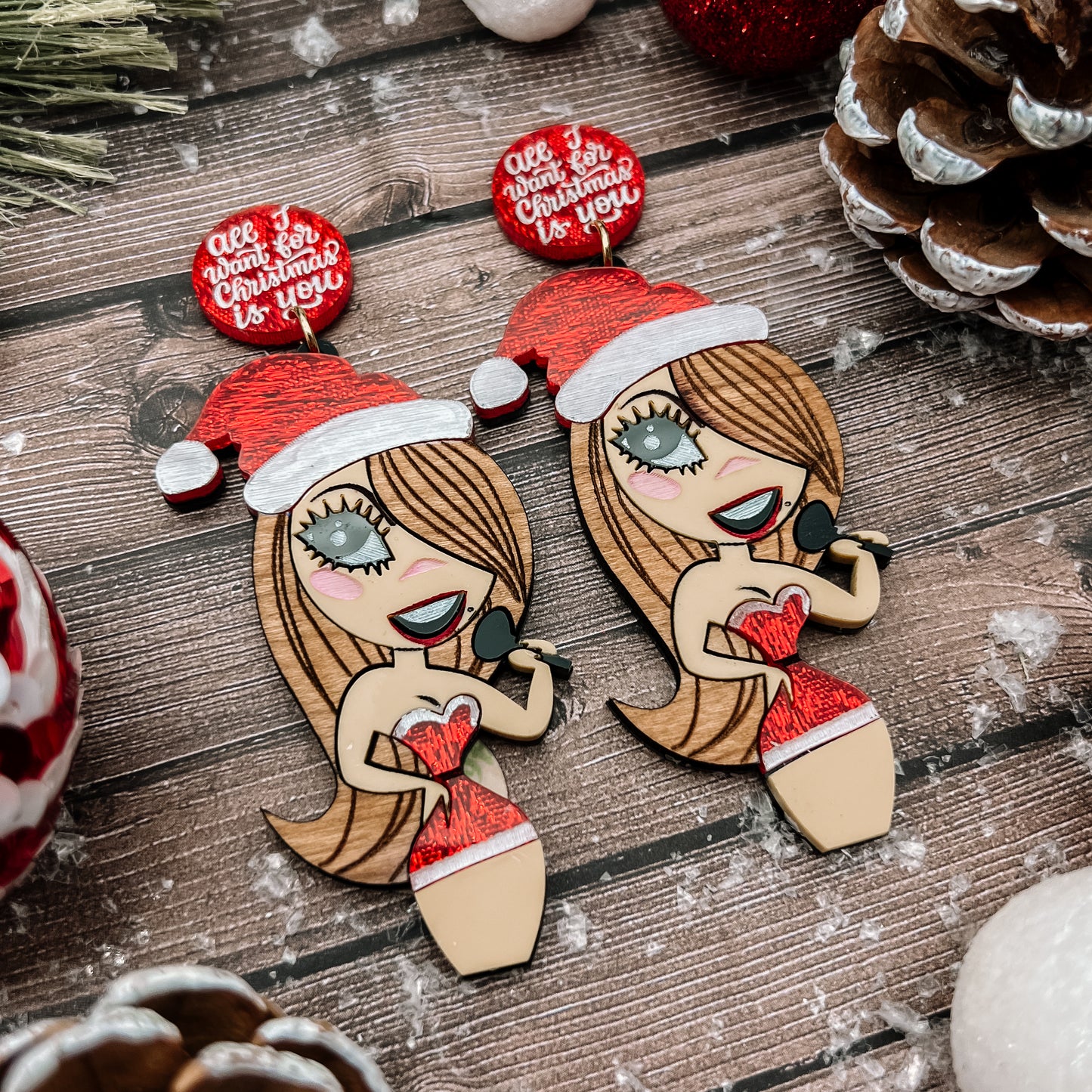 Mariah Christmas Dangles