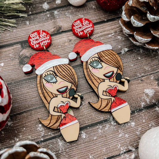 Mariah Christmas Dangles