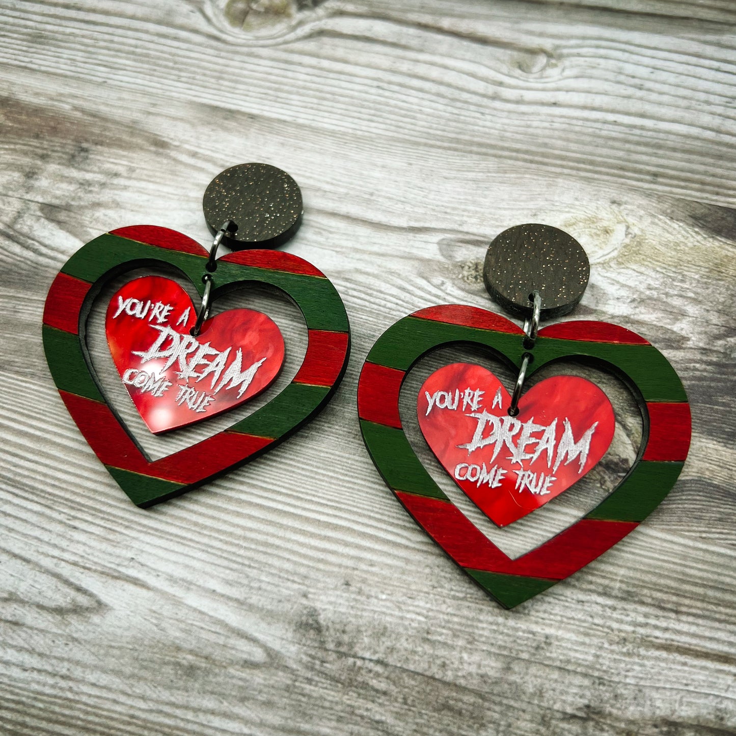 Freddy K Heart Dangles