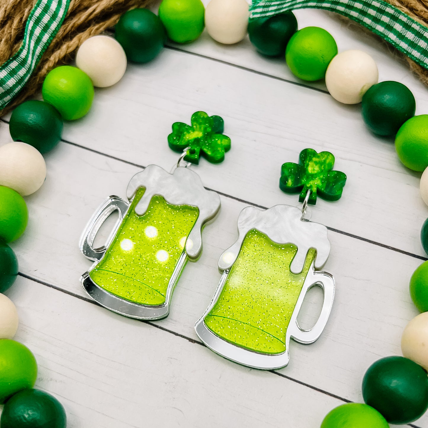 Green Beer Dangles