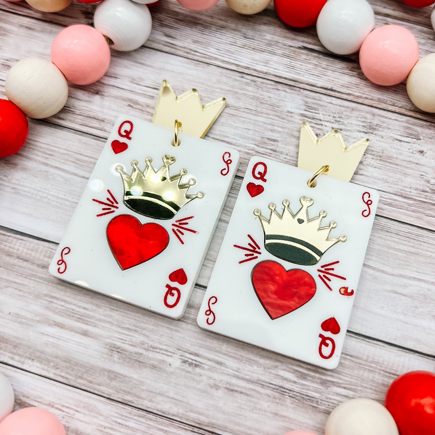 Queen of Hearts Dangles
