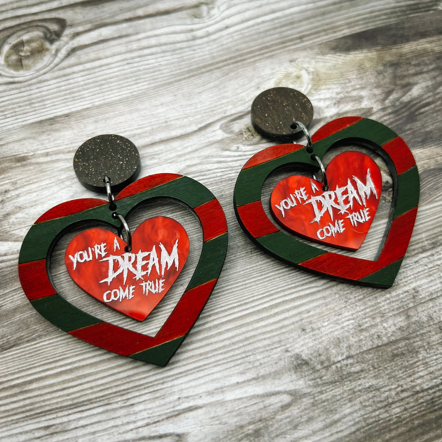 Freddy K Heart Dangles