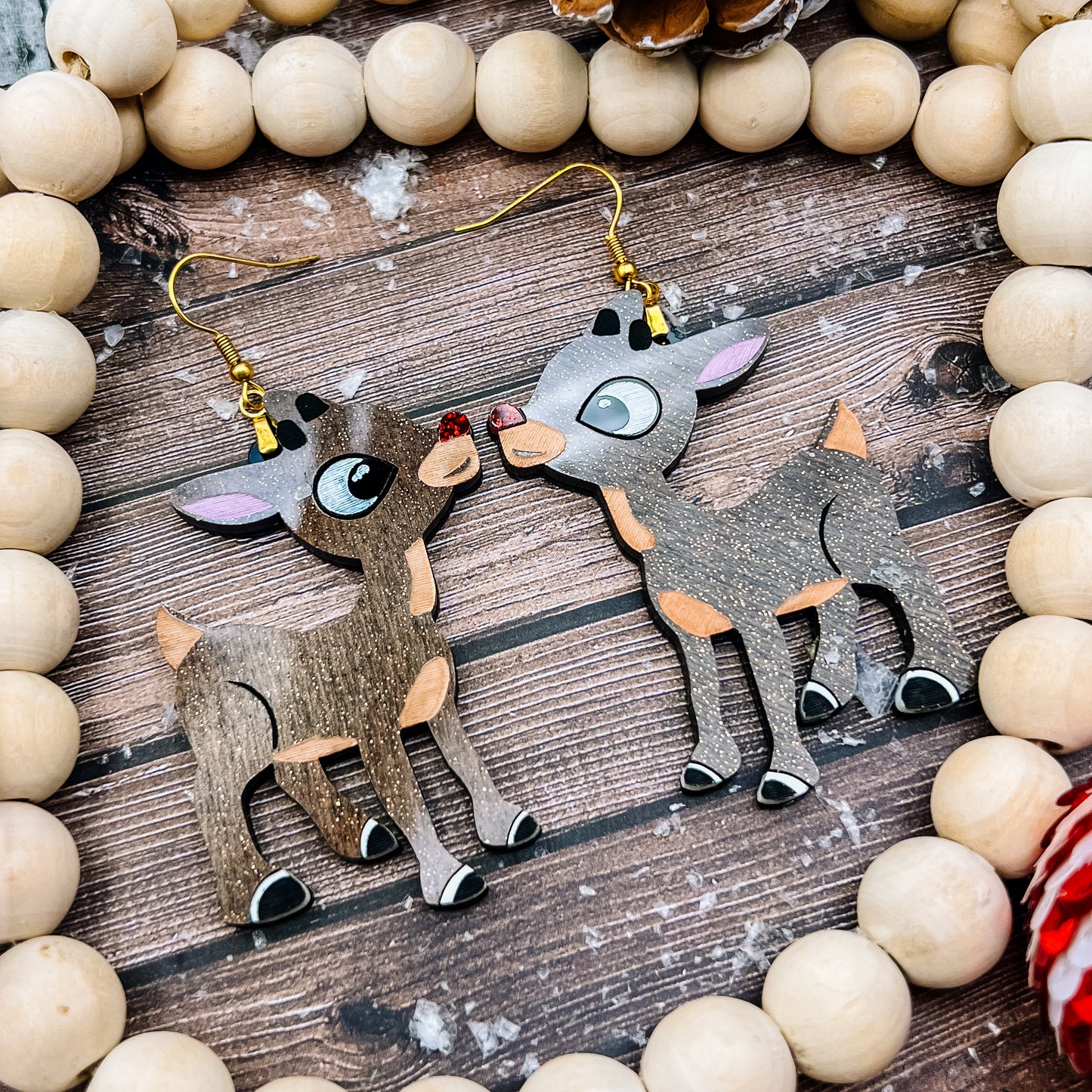 Retro Rudolph Dangles