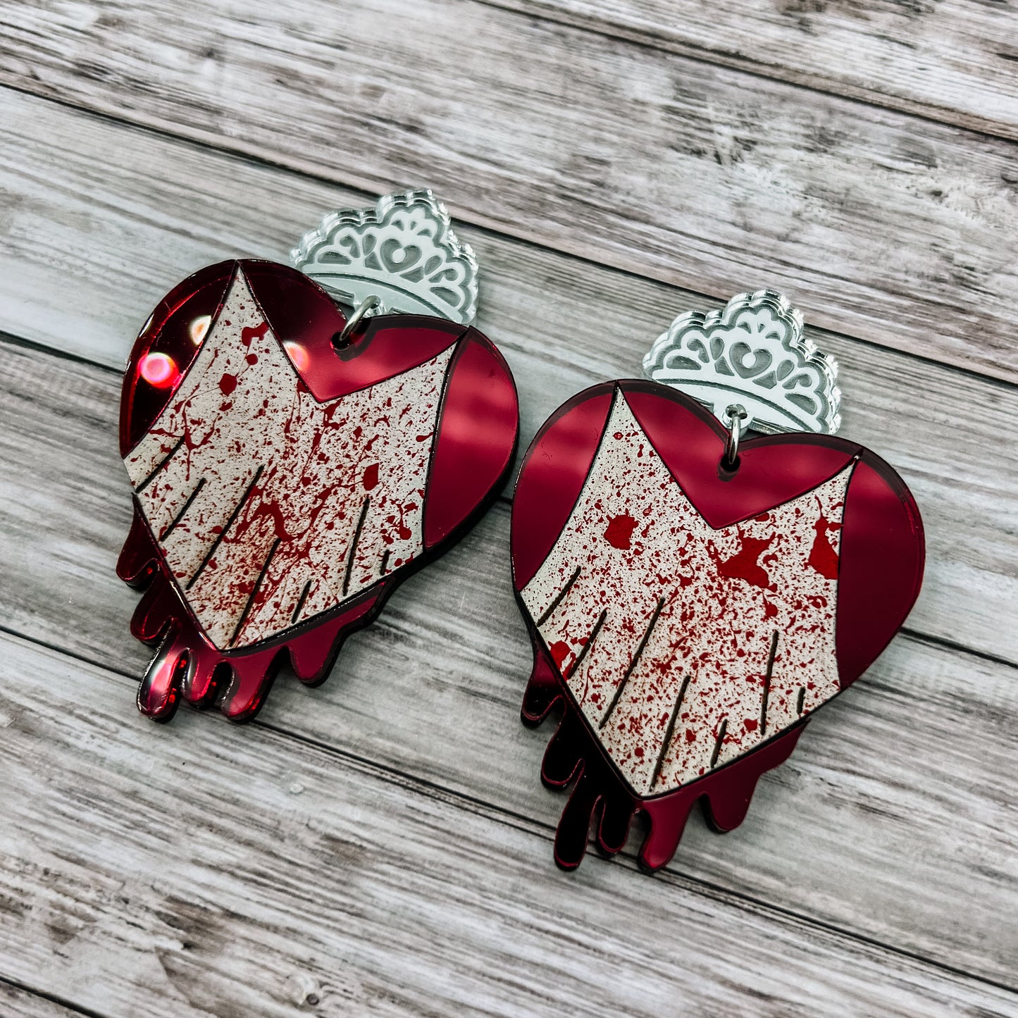 Carrie Heart Dangles