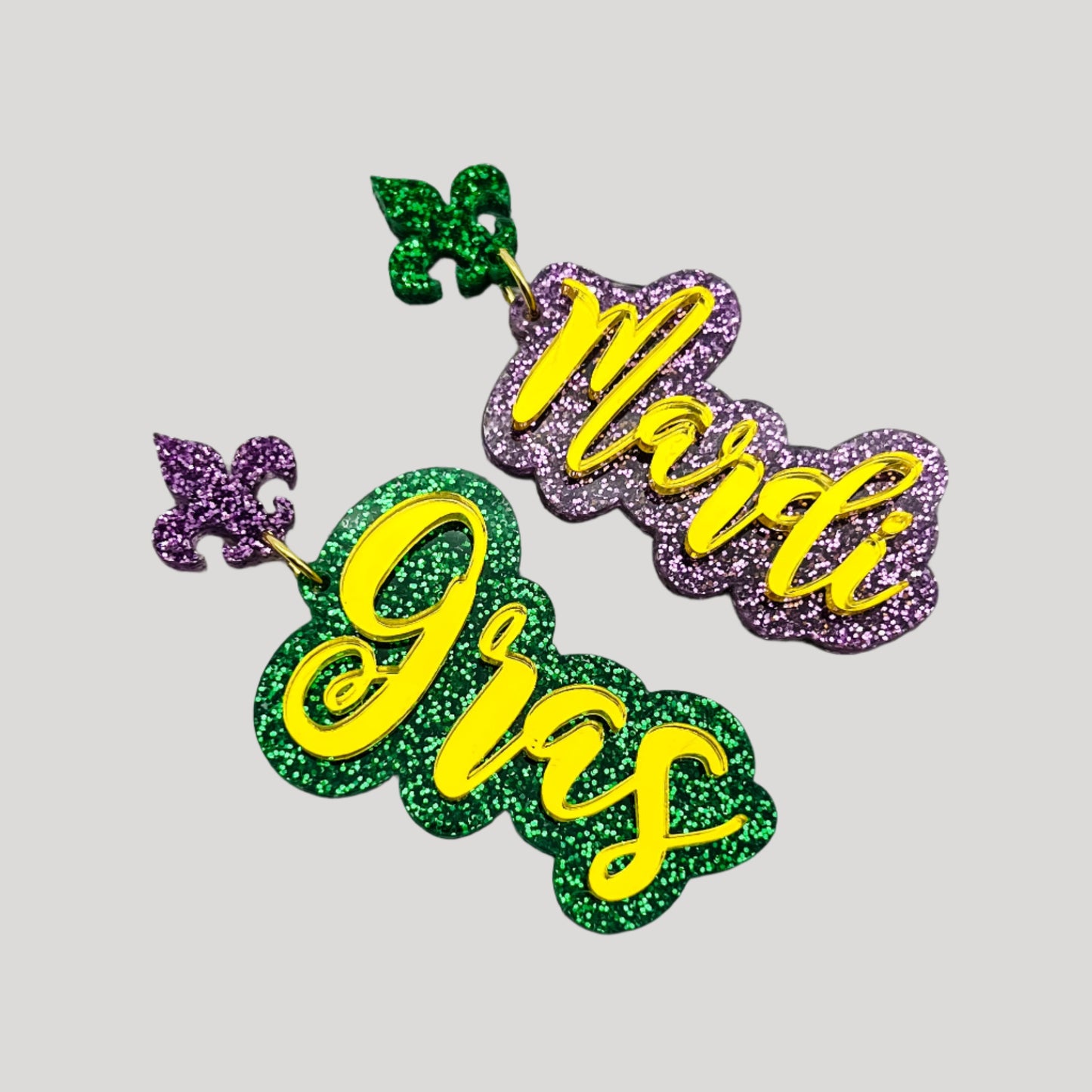 Mardi Gras Dangles