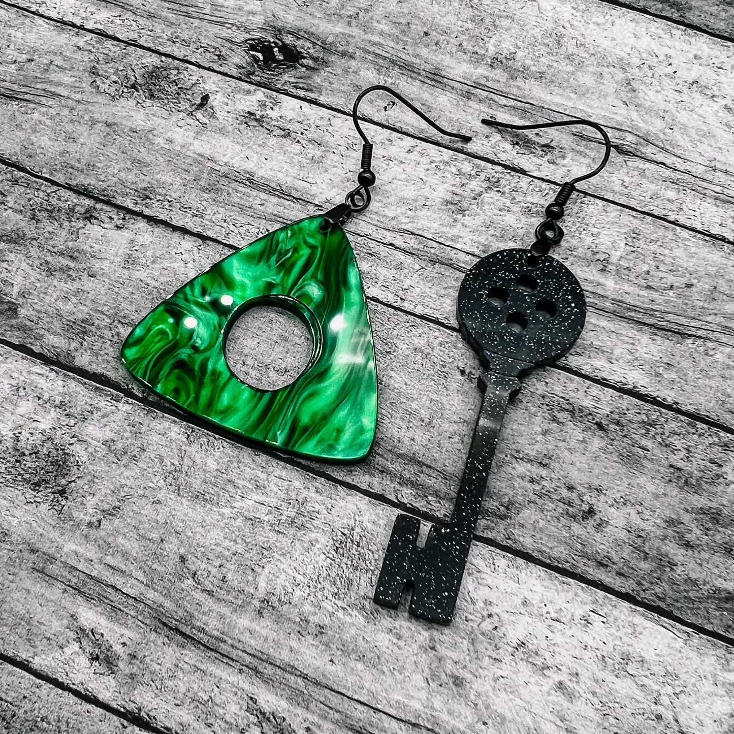 Looking Glass & Button Key Dangles