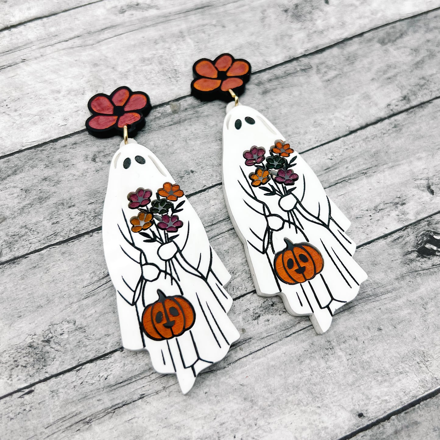 Boho Ghost Dangles