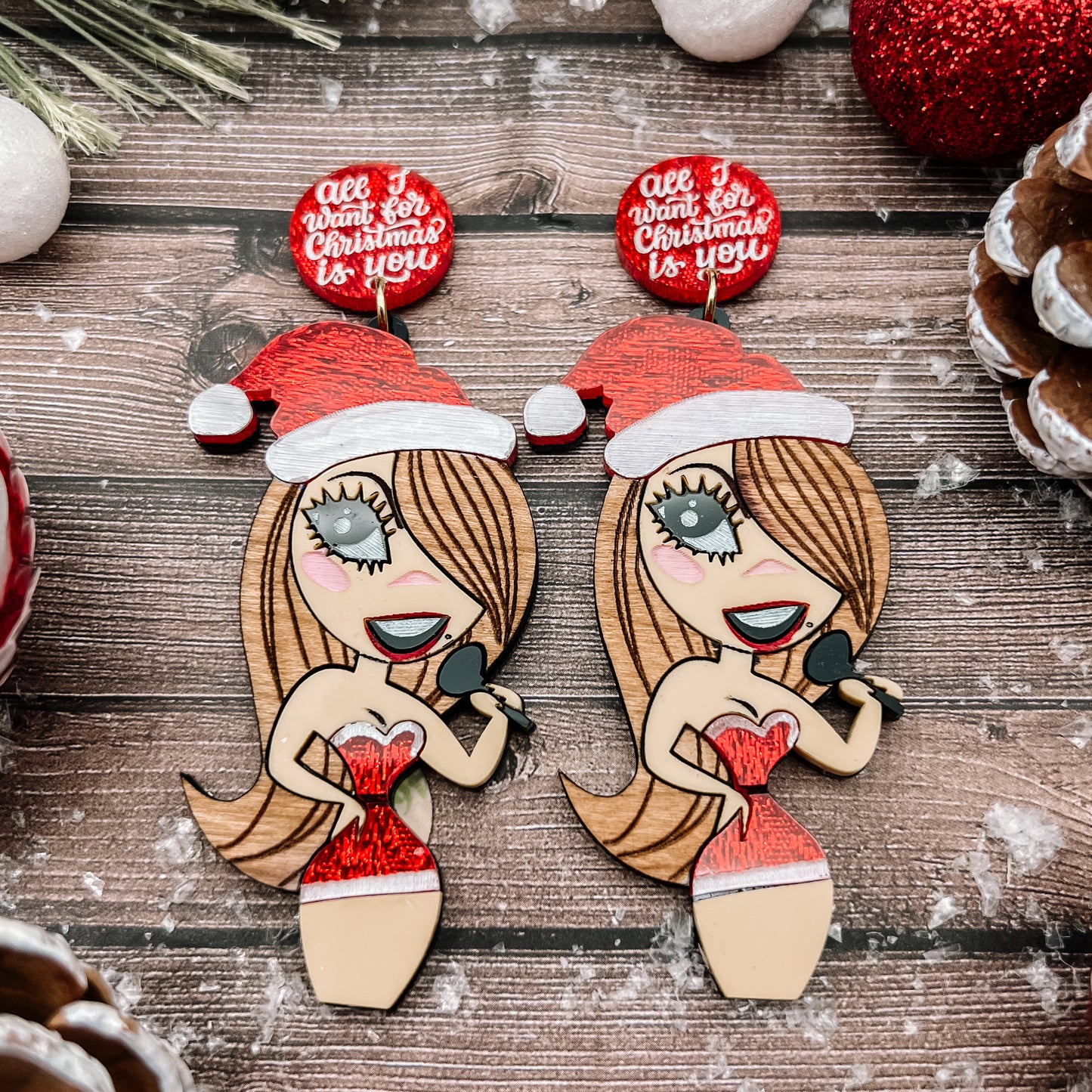 Mariah Christmas Dangles