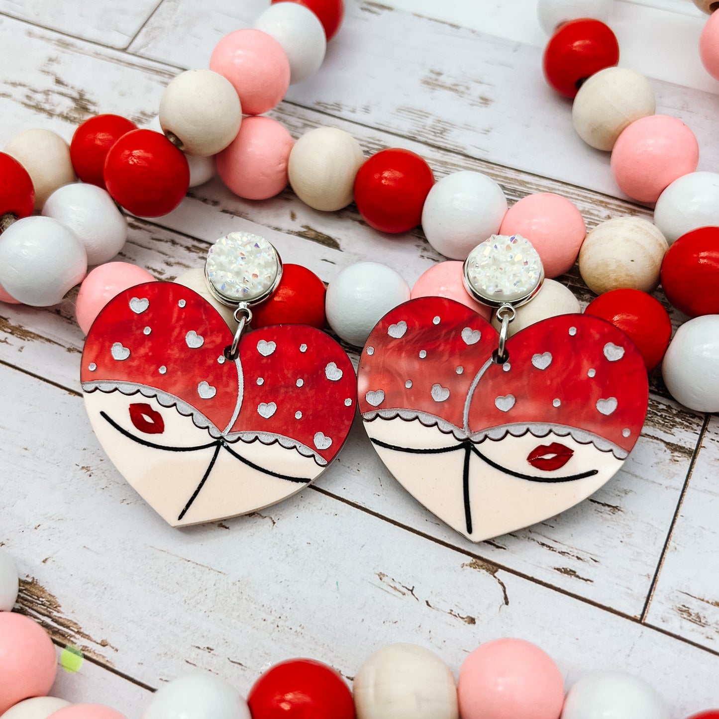 Valentine Booty Dangles