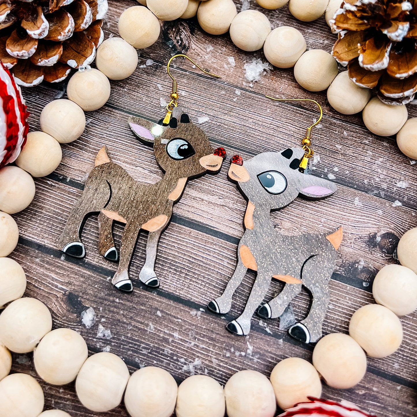 Retro Rudolph Dangles