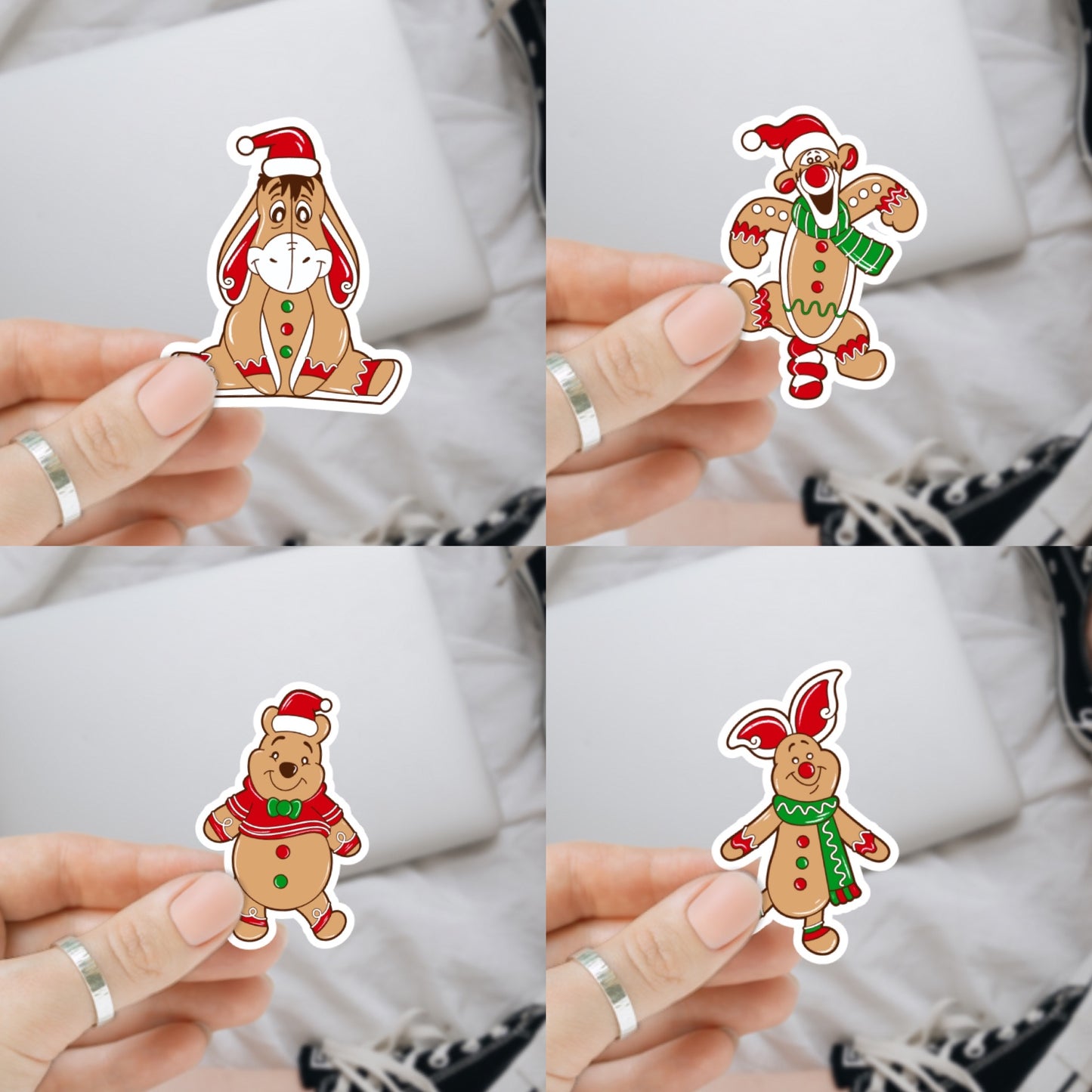 Christmas Cartoon Vinyl Decals (15 Designs Available)