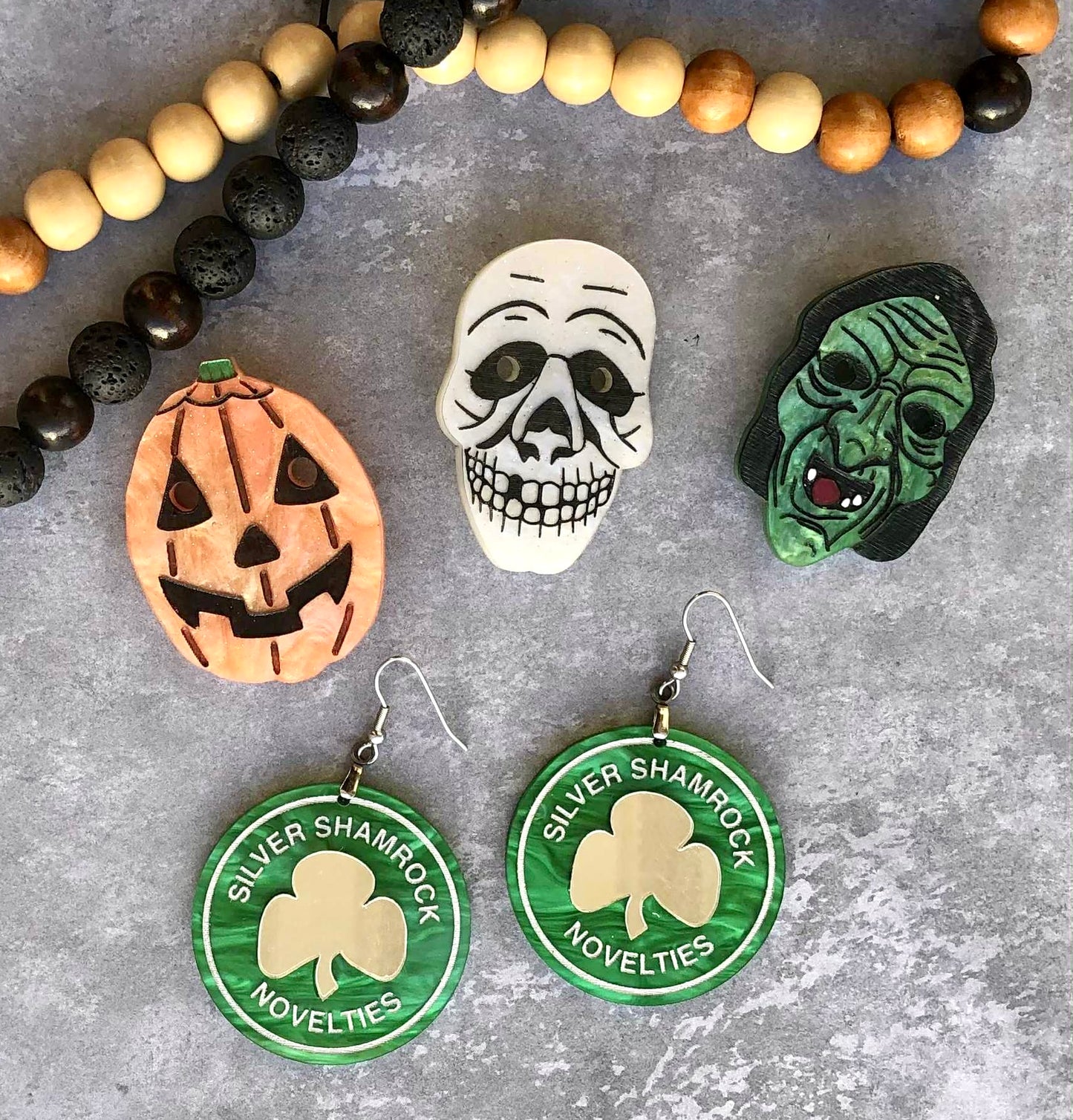 Halloween III Masks BROOCH Set
