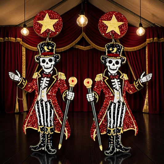 Skeleton Ringmaster Dangles