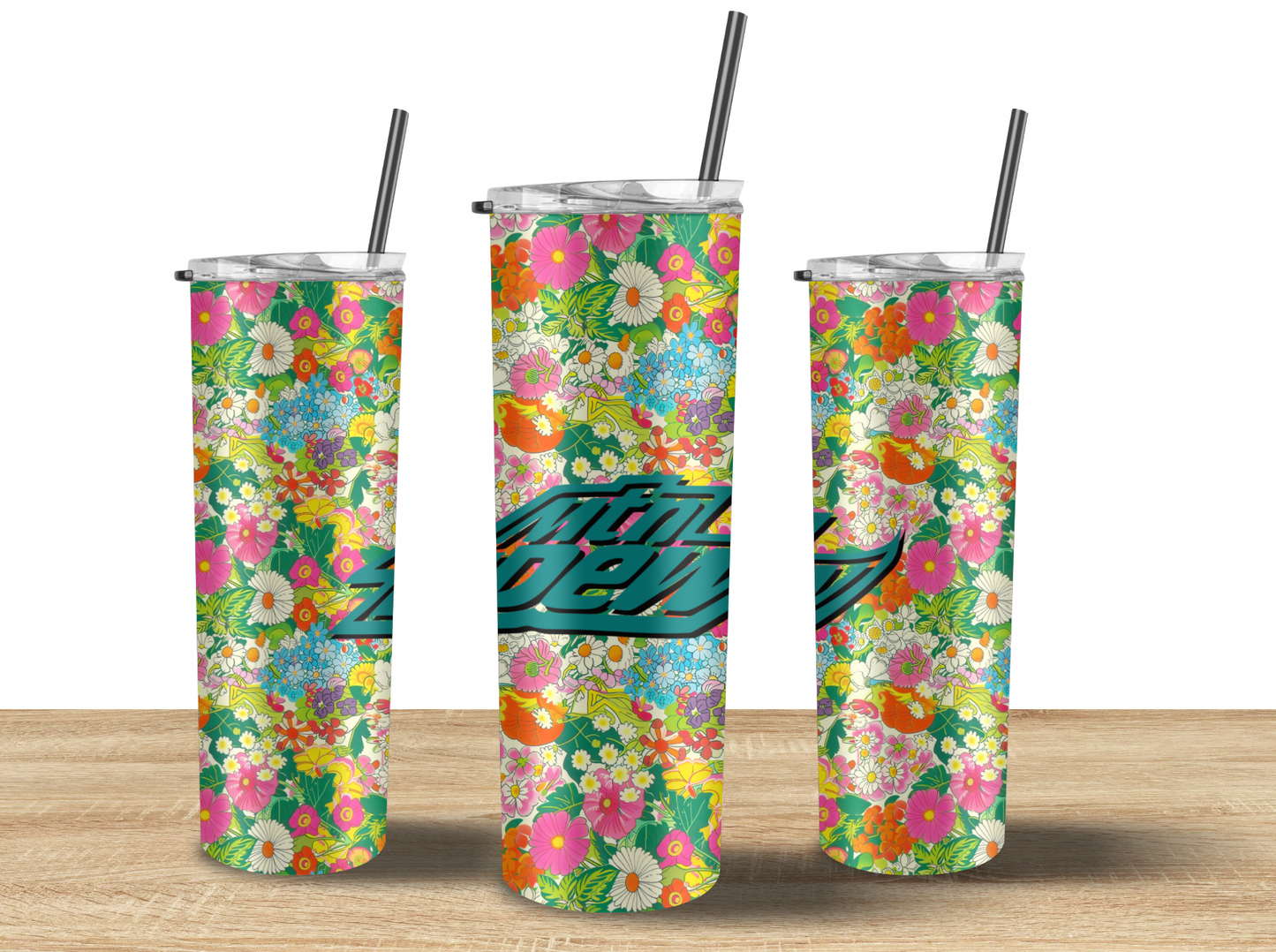 Floral Mountain Dew Tumbler