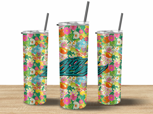 Floral Mountain Dew Tumbler