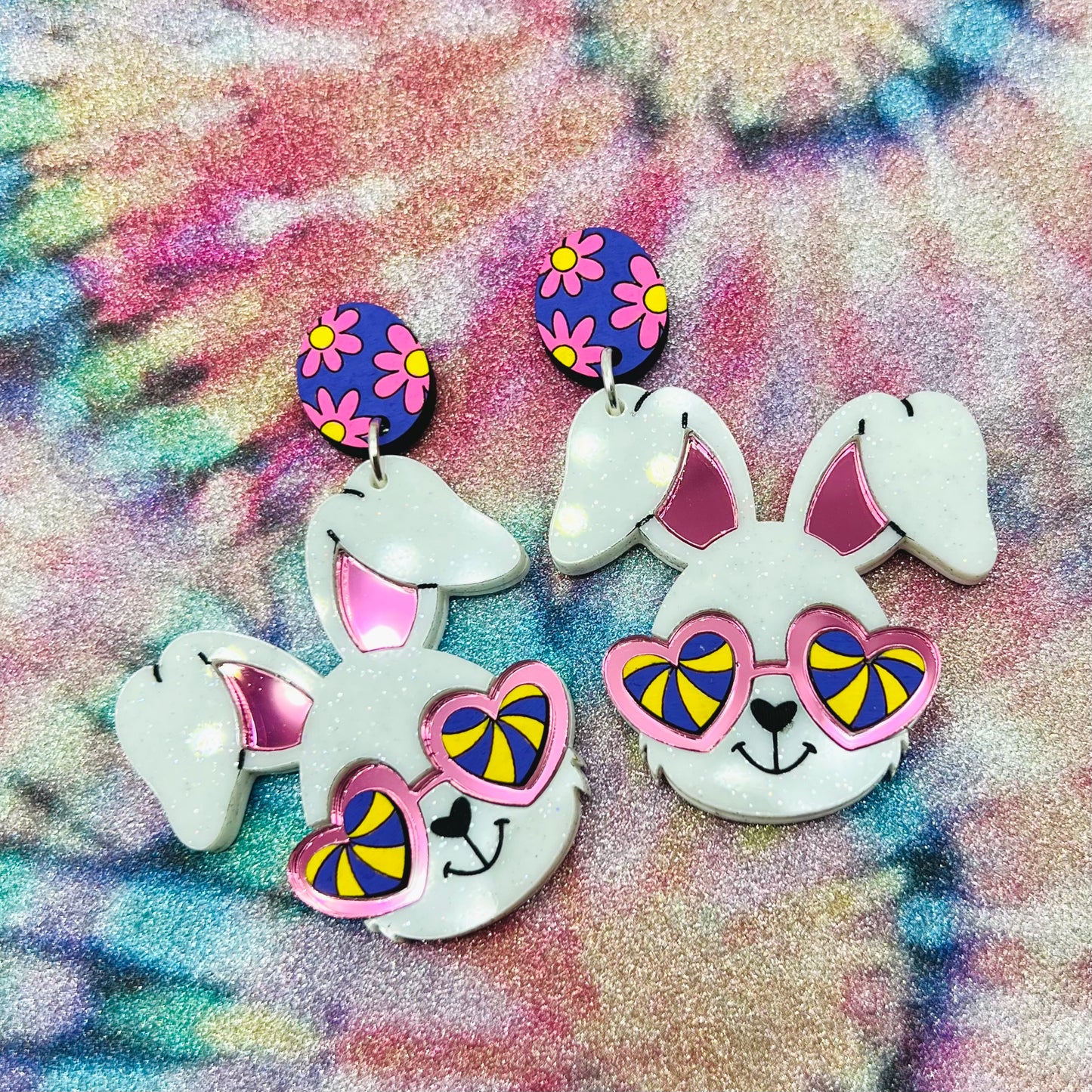 Groovy Bunny Dangles