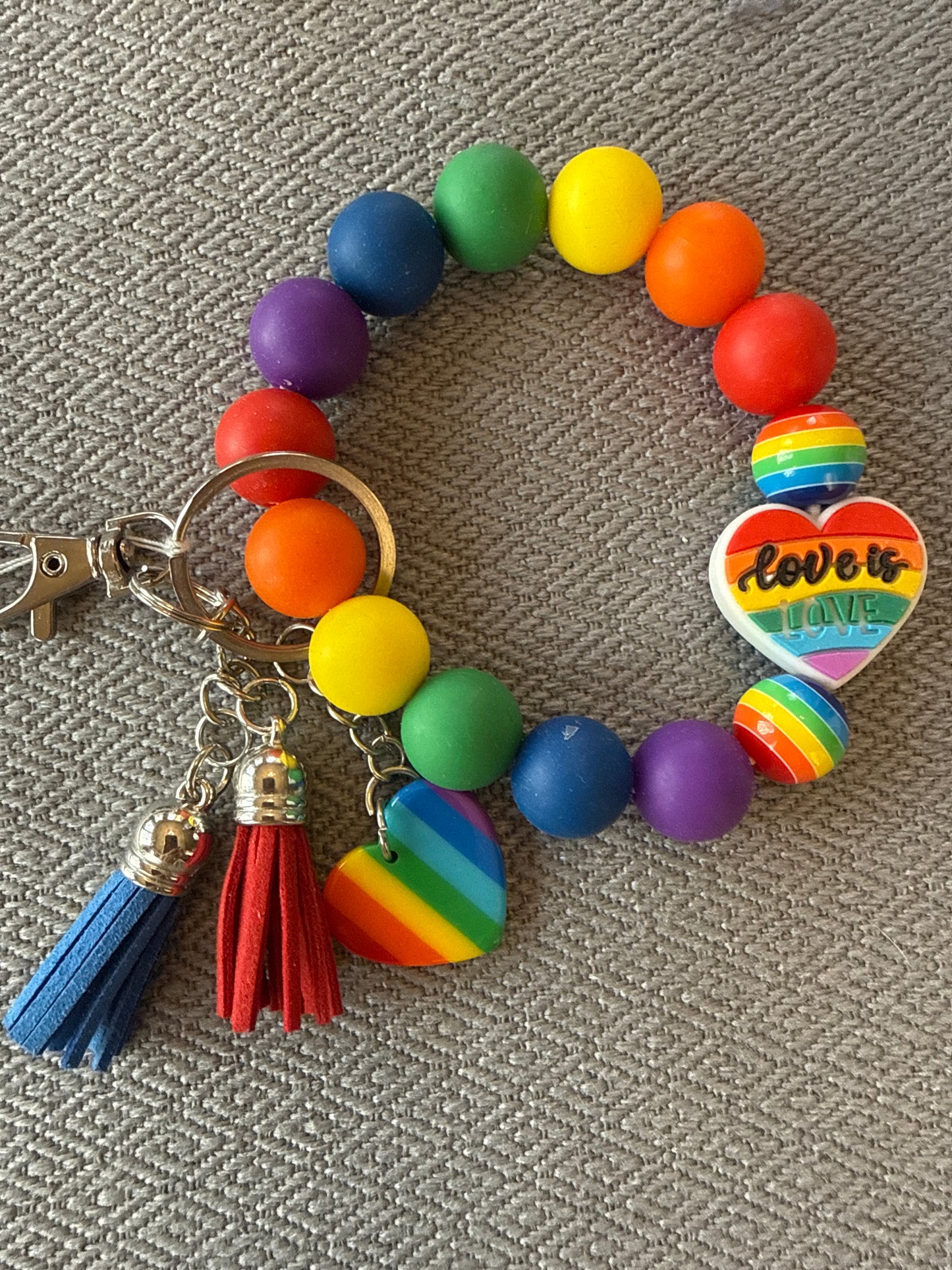 Ok CLEARANCE Beaded Bracelets Keychains