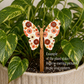 Floral Butterfly Wood Dangle (4 Patterns Available)