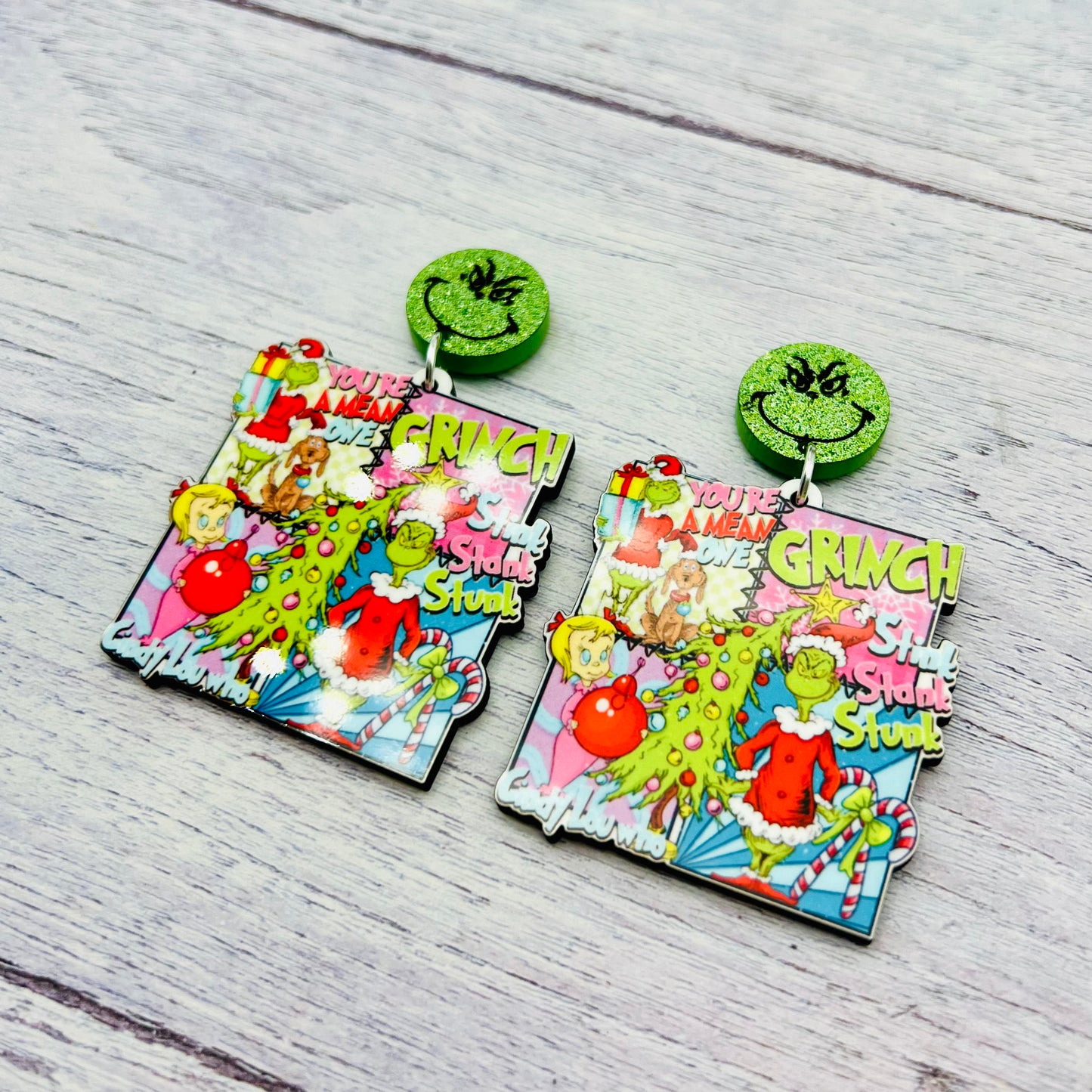 Grinch Mashup Dangles