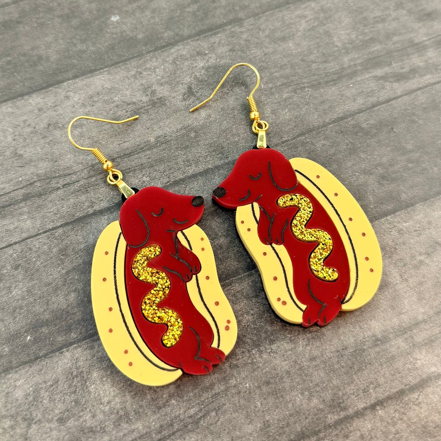 Hot Dog Dog Dangles