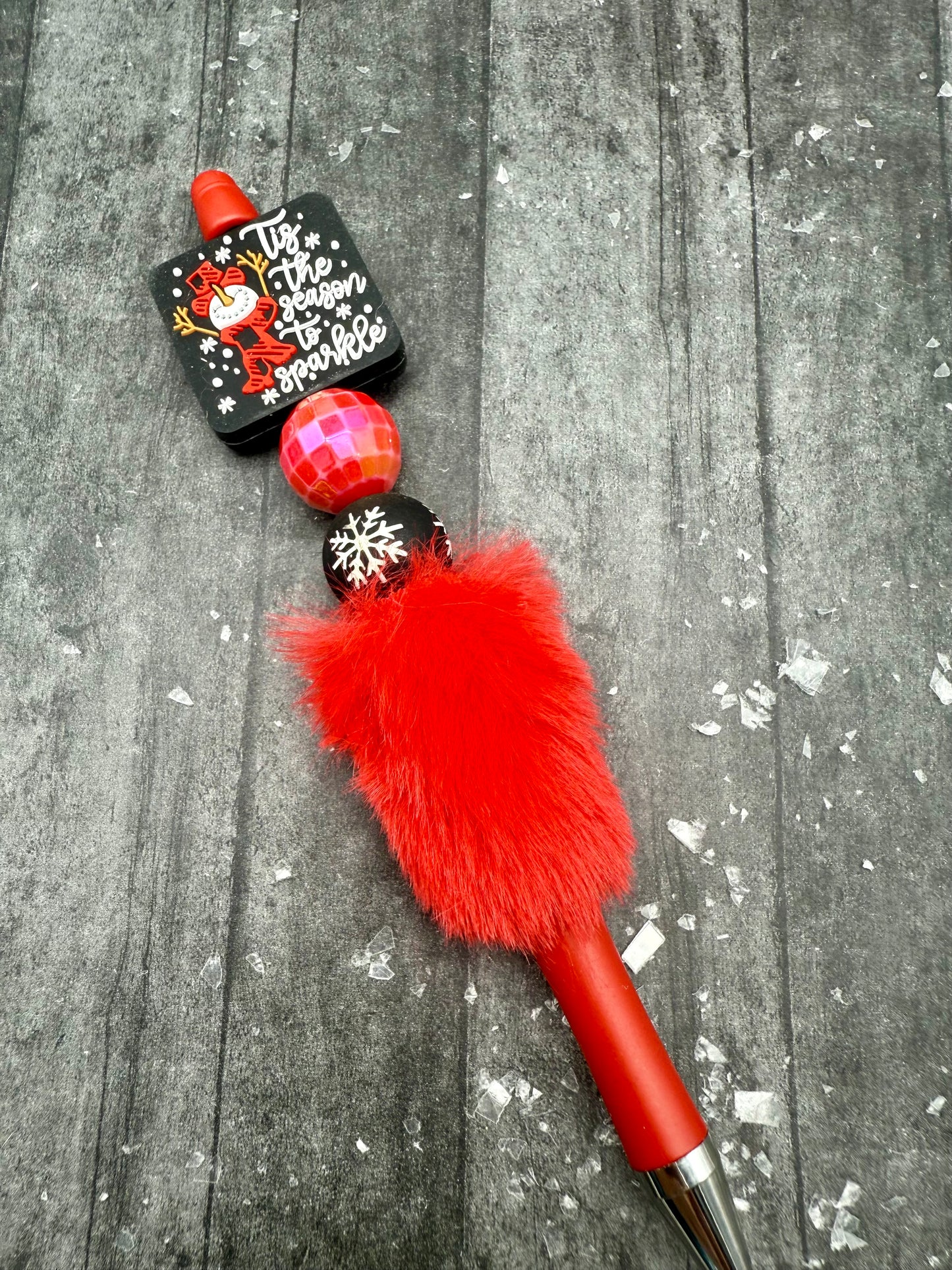 Christmas Furry Pens