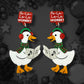 Caroling Goose Dangles
