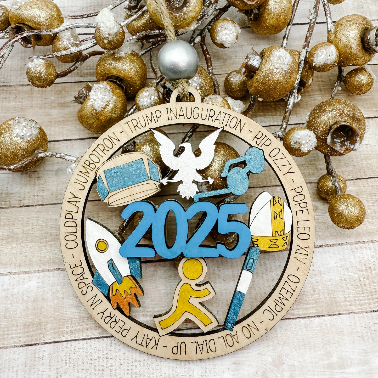 2025 Round Up Ornament