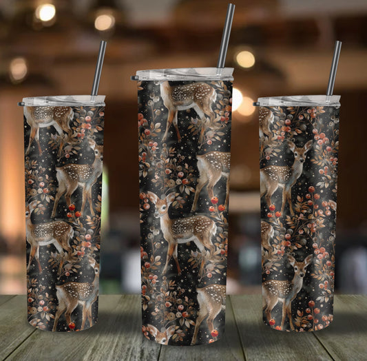 Winter Deer Tumbler