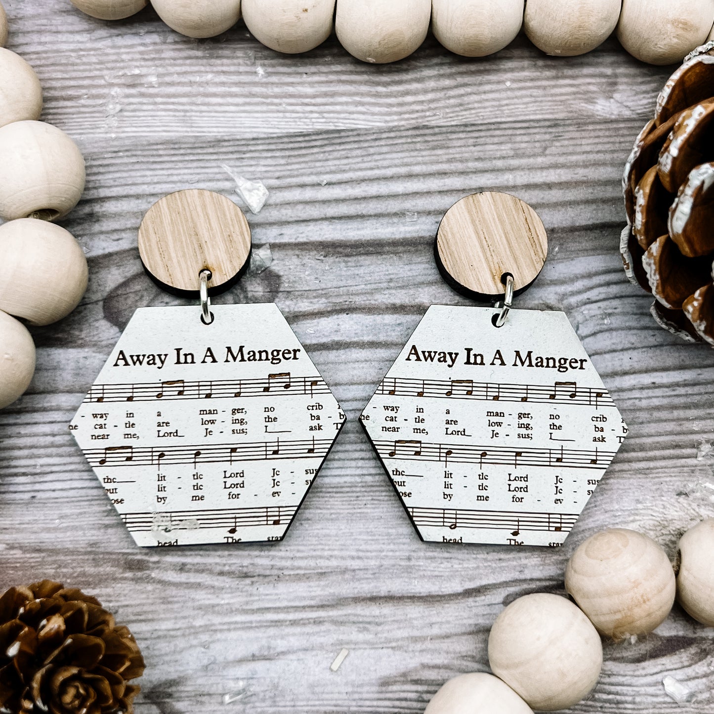 Christmas Carol Earrings