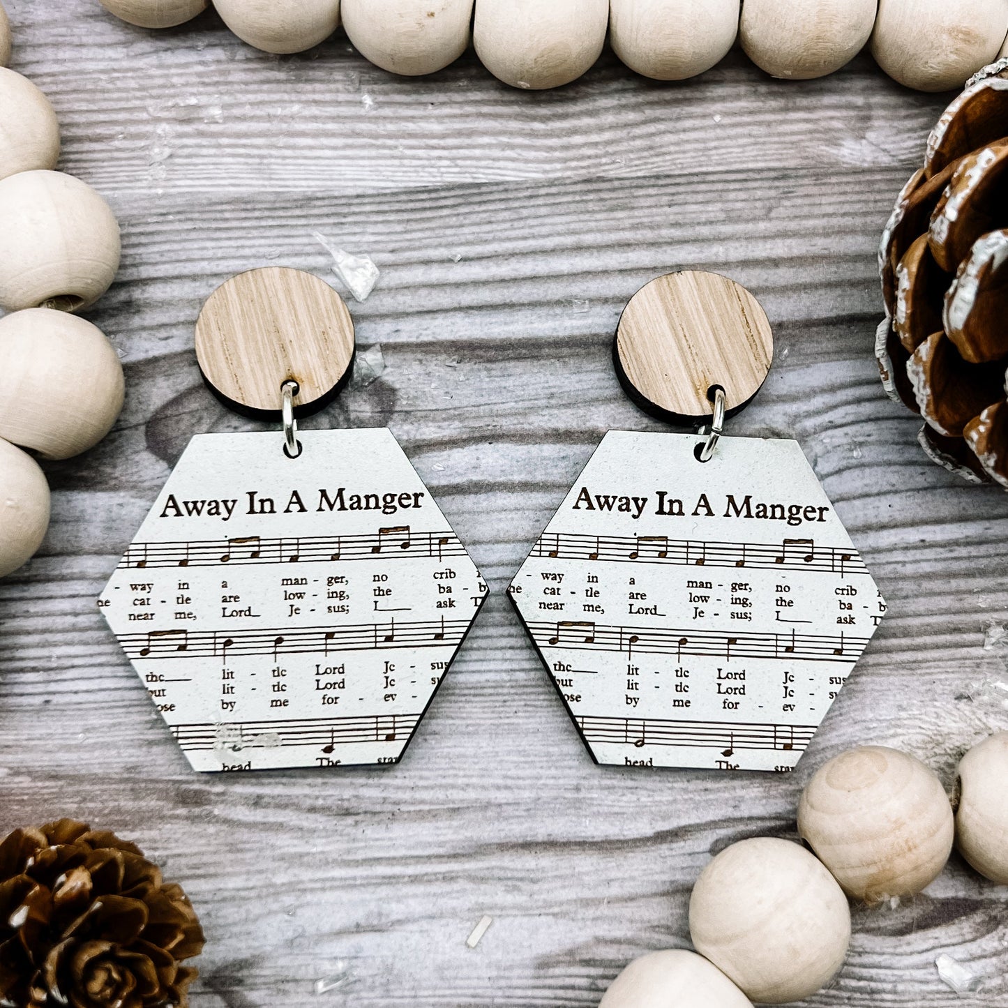 CLEARANCE Christmas Carol Earrings