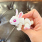 DEC CLEARANCE 3D Printed White Bunny