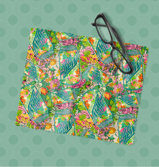 Floral Dew Eyeglass Cleaning Cloth