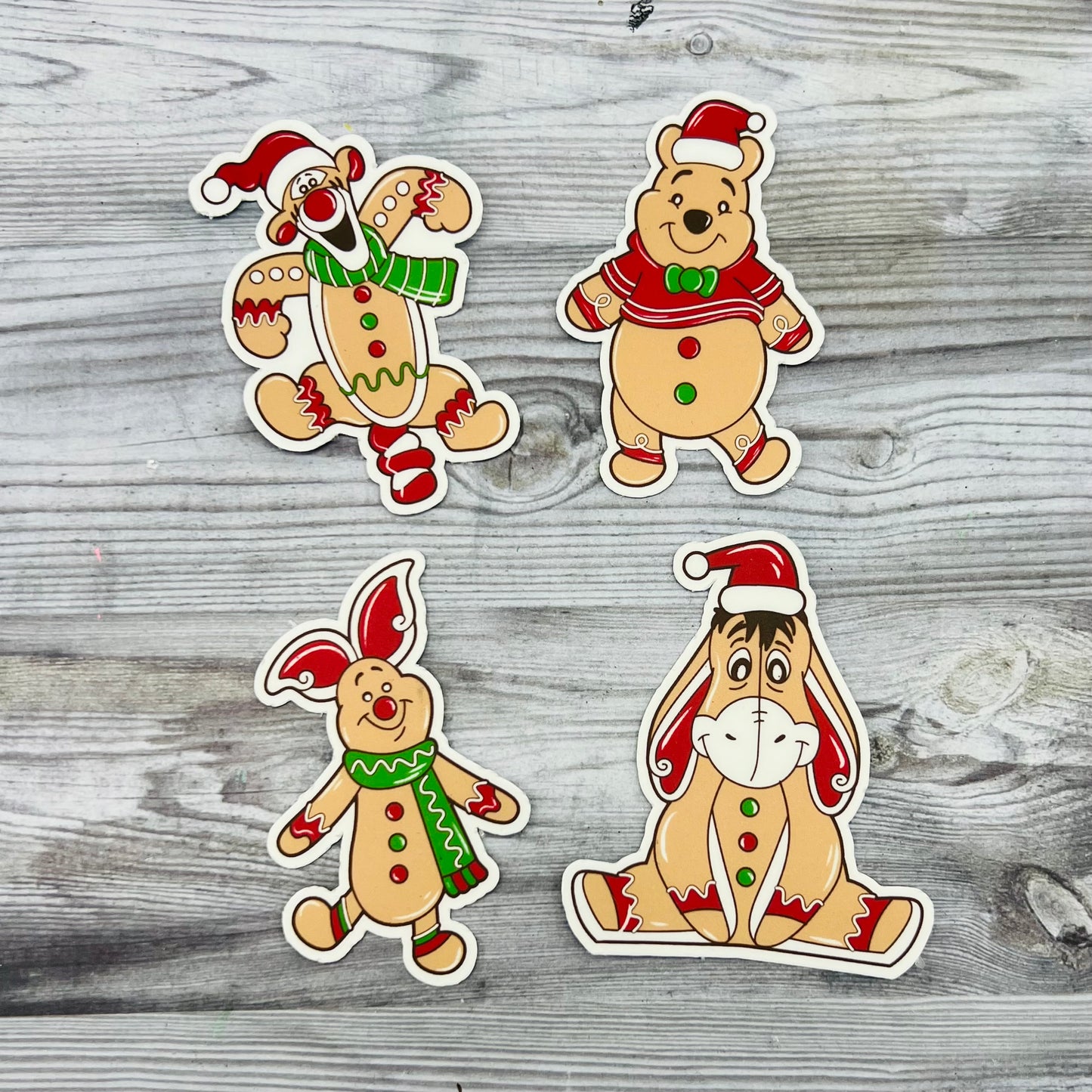 NOV CLEARANCE Hundred Acre Gingerbread Sticker Set (4 Stickers)