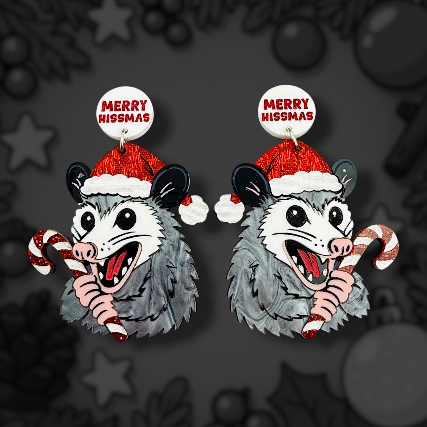 Christmas Possum Dangles