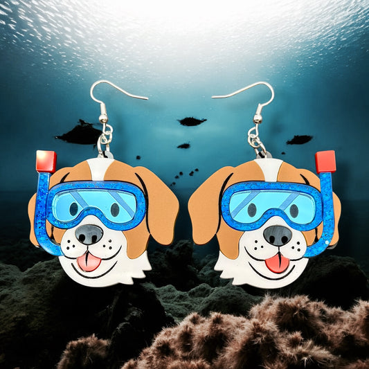 Snorkeling Dog Dangles
