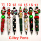 Ok CLEARANCE Christmas Glitzy Pens