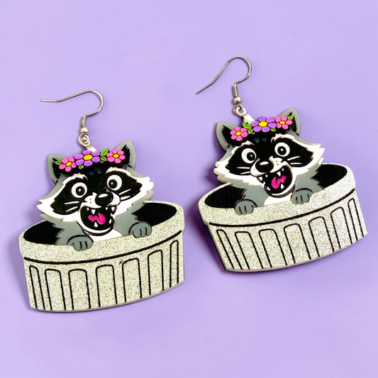 Trash Can Raccoon Dangles