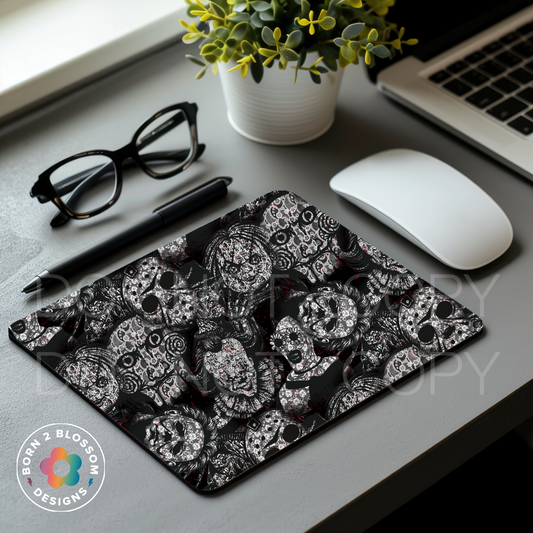 Horror Lace Mouse Pad