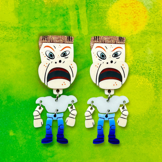 Randy Puppet Earrings
