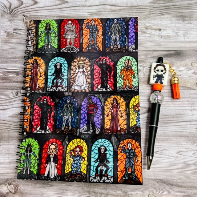 Horror Glass Notebook & Pen Set