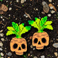Carrot Skull Dangles (2 Color Options!)