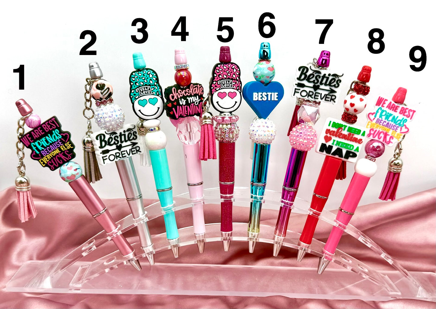 Anti-Valentine’s? Beaded Pens