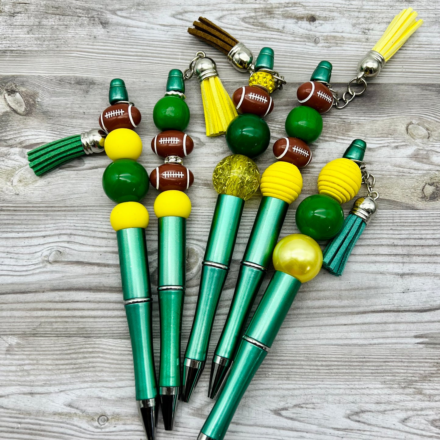 FOOTBALL Pens & Wristlet Keychains