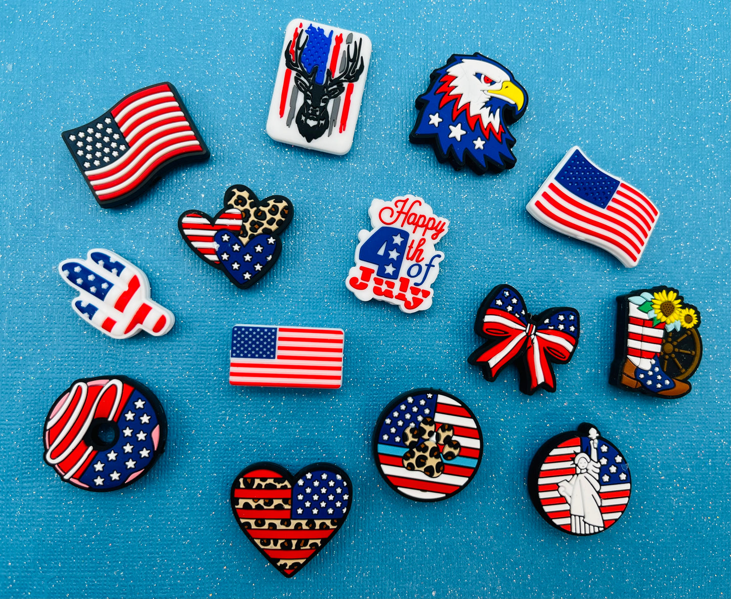 4th of July Patterned Pens