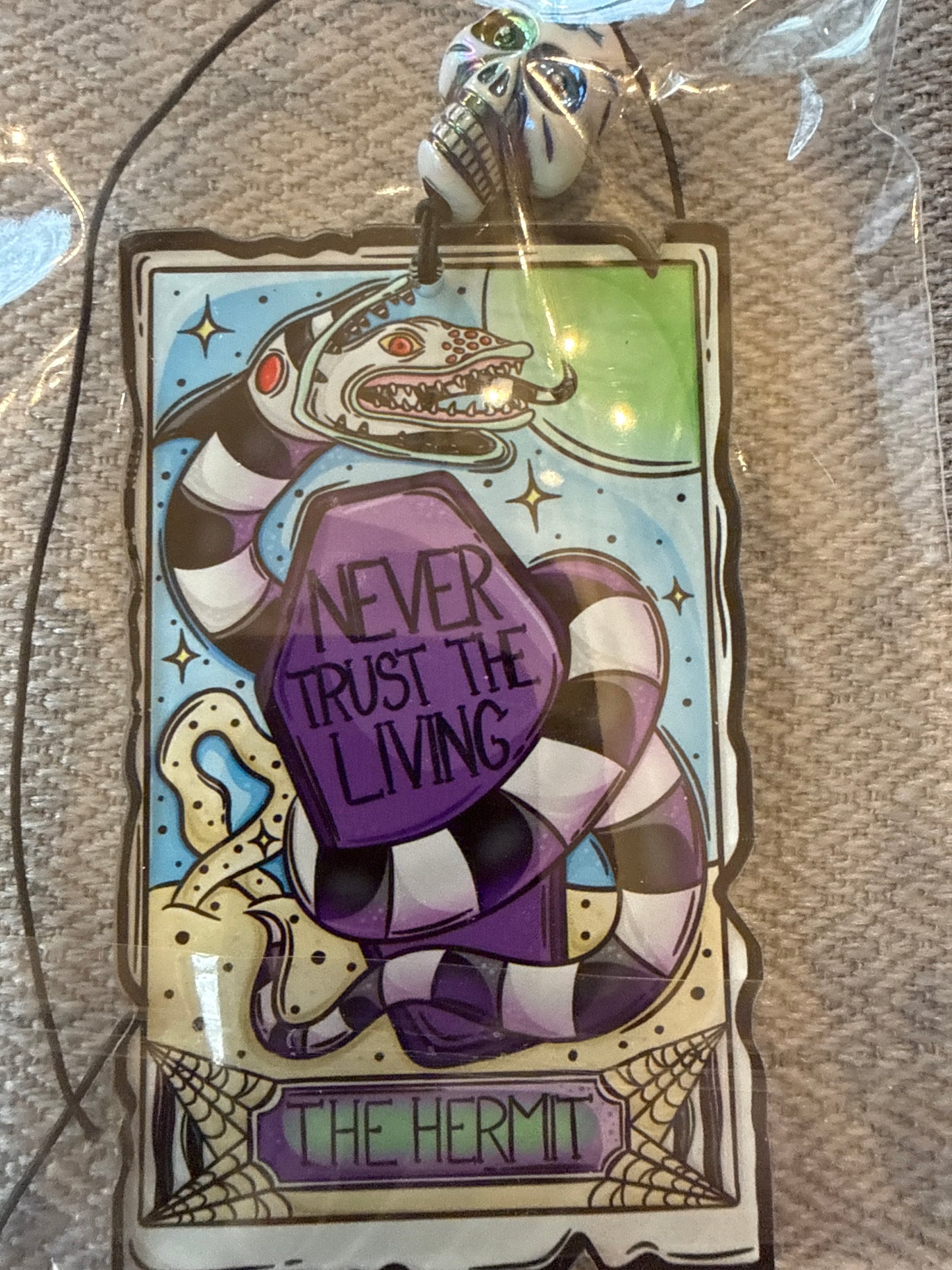 Ok CLEARANCE Beetle Tarot Card Car Charm 1