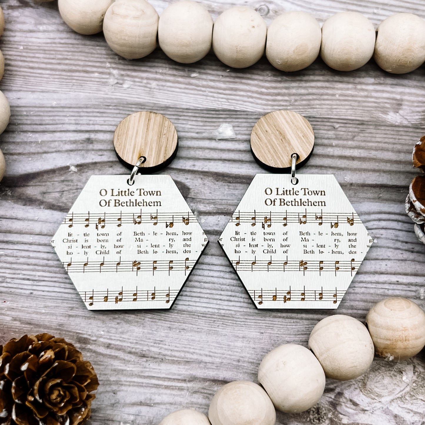 Christmas Carol Earrings